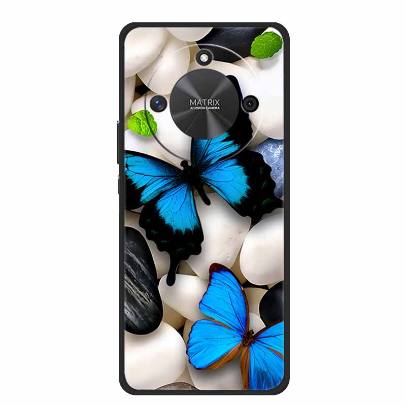 Phone Case For Honor X60 5G Back Cover Case HonorX60 Black Silicone Soft Funda For Honor X9c Smart Case HonorX9c Smart Coque Bag