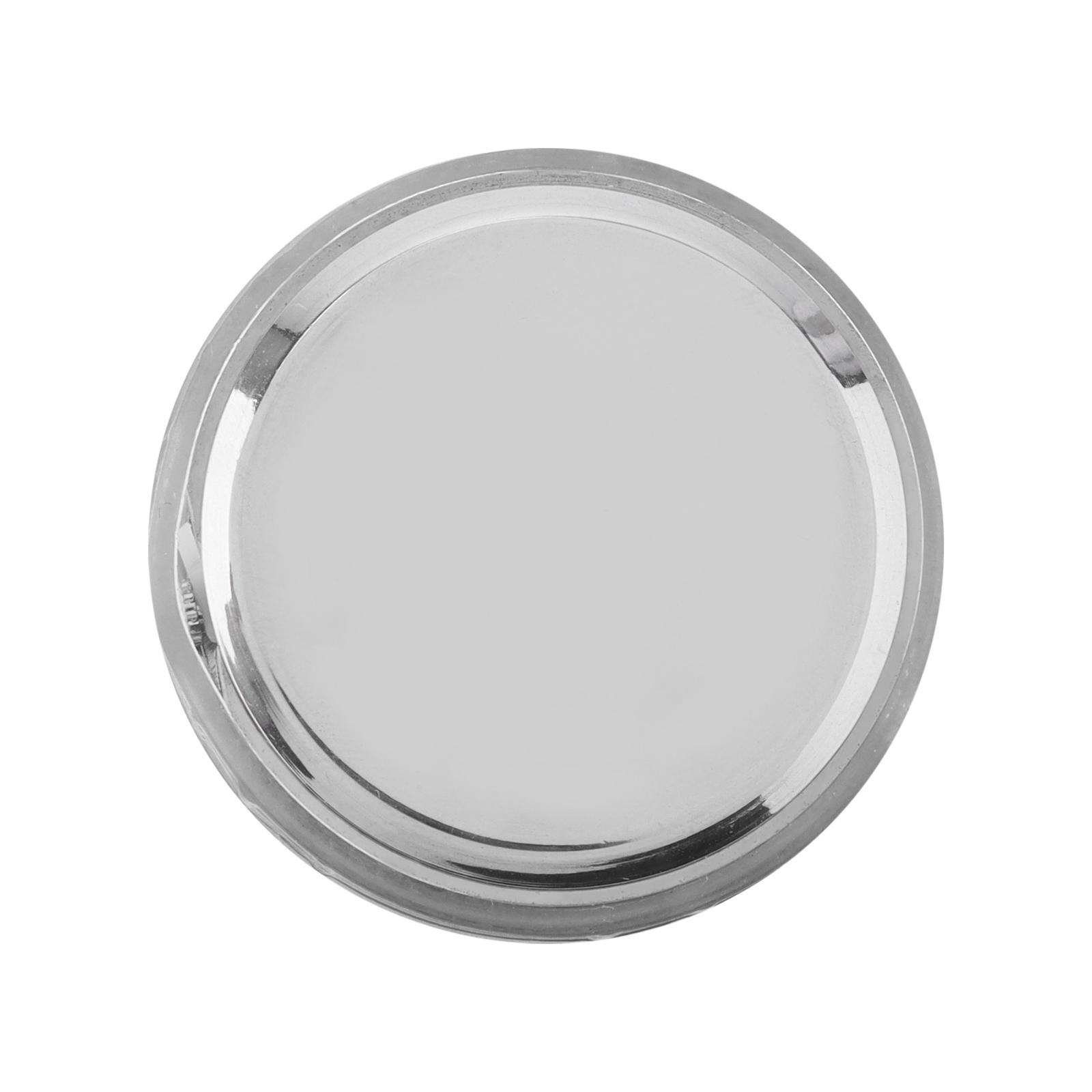 

1-1/2 дюйма (37 мм) Кварцевый механизм Круглый Мини Часовой Вставка для отверстия диаметром 35 мм с серебристым безелем, Миниатюрный Запасной часовой механизм для поделок