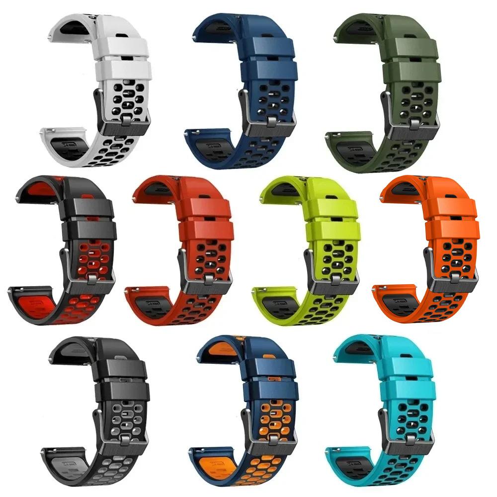 24mm Silikon Armbanduhr Armbänder Für TicWatch Pro 5 Ersatz Armband Für TicWatch Pro5 Smartwatch Armband Gürtel Correa