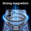 Wireless Charging Funda Case for Samsung Galaxy A17 A57 A37 5G A56 A55 A16 S26 Ultra S25 FE Ring Holder Armor Phone Case