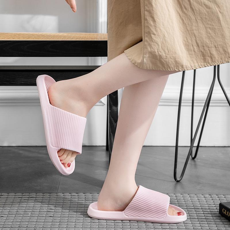 EVA Bathroom Home Slippers Indoor Men's and Women's Light Cool Slippers Soft Bottom Bathroom Home Sandals