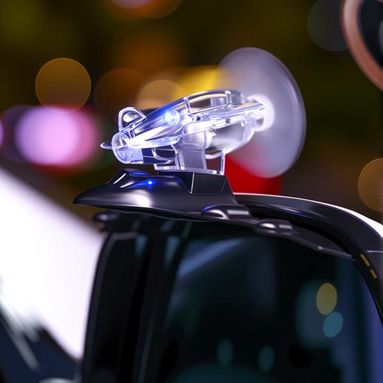 Windbetriebene LED-Regenblenden für Seitenspiegel Blendschutz Antibeschlag Rückspiegelabdeckungen mit Flugzeugdekor