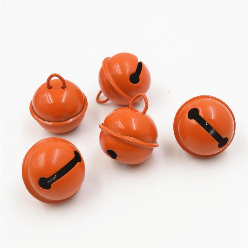 Diy Jewelry Material Accessories 22Mm Candy Color, Triangular Hook Iron Wire Round Bell, Keychain Bag Pendant.