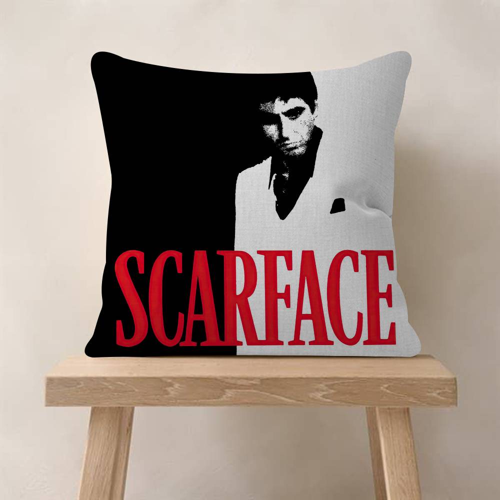 Classic Movie SScarface Maple Design Cushion Cover Happy Autumn Harvest Decor Holiday Decorati Pillow Cover 30x30 cm