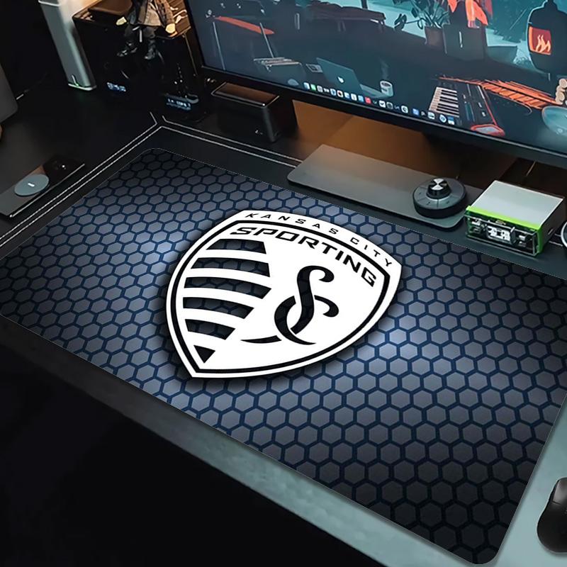 Sporting Kansas City Color Mouse Pad Large Gaming Table Cushion Non-slip Laptop Tablet Big Mousepad XXL Mat Mini PC Playmat With Lock edge