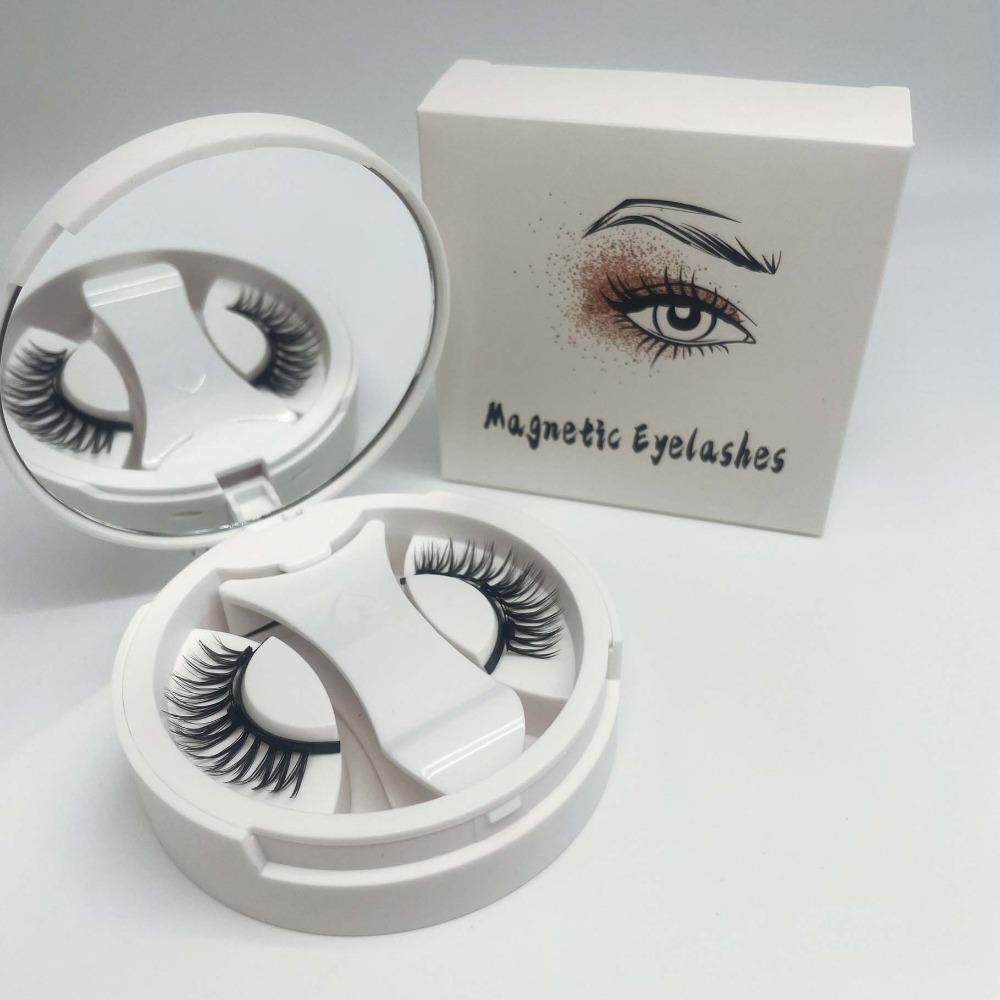 Cat Eye Glue Free False Eyelashes Makeup Magnetic Eyelashes with Clip  Makeup Tools