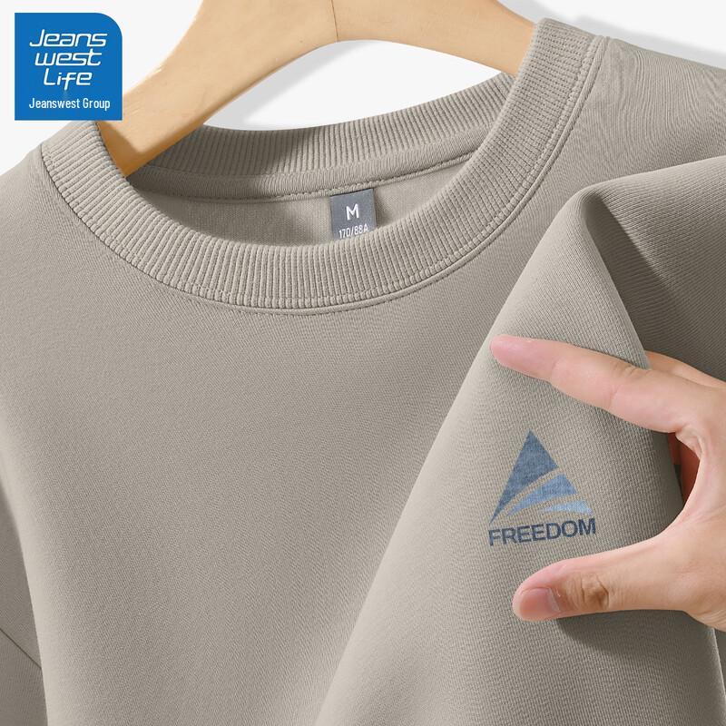 JEANSWEST LIFE Men s Heavyweight Crew Neck Sweatshirt 3XL