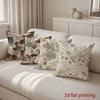 2D Floral Patterned Throw Pillow Covers For Home Pattern Cushion Cover Suitable For Sofa Bedroom Car Pillow Cover