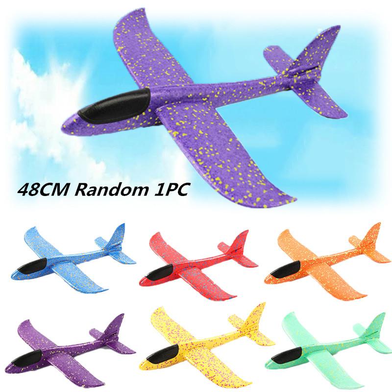 TOBEFU Startovací Svítící Model Kluzáku Ručně Házený Kluzák Zajímavé Venkovní Hračky pro Děti Zábavná Hra Děti Kluci Dárky