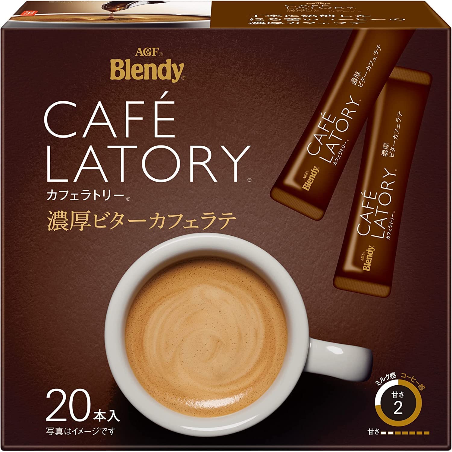 

AGF Blendy Cafe Latte Stick Rich Bitter Cafe Latte 20 pieces x 6 boxes