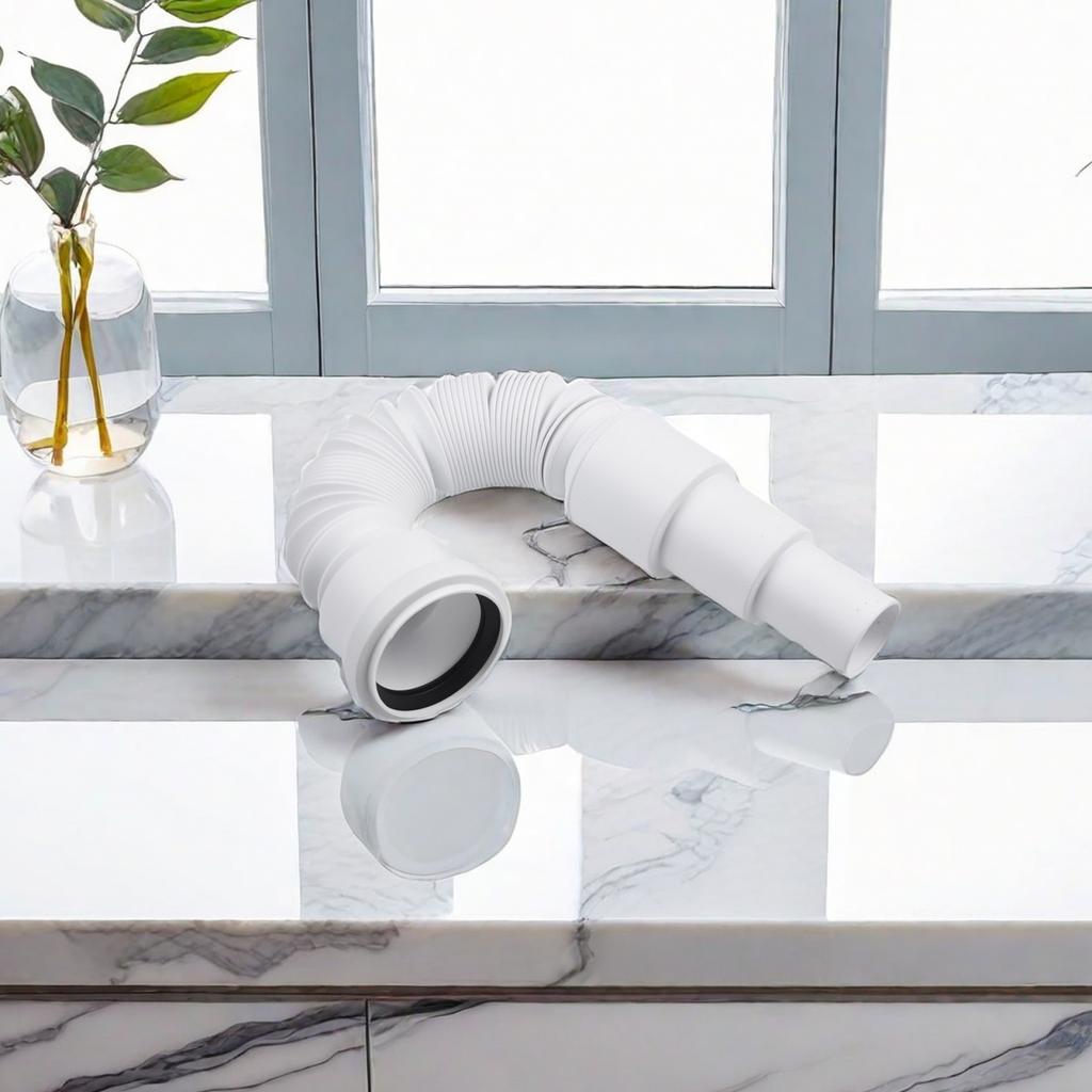 Waste Flush Pipe Bathroom Gadgets Drain Hose Extendable