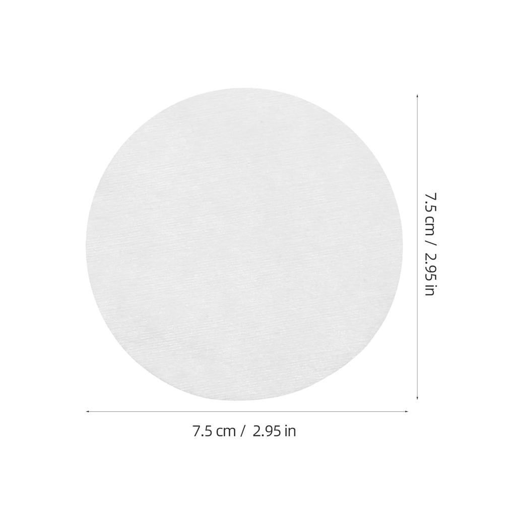 TOYANDONA 200pcs Gauze Pads Non Woven Cotton Gauze Sponge Cushion Round Wound Care Dressing Pads First Aid Surgical Making Supplies