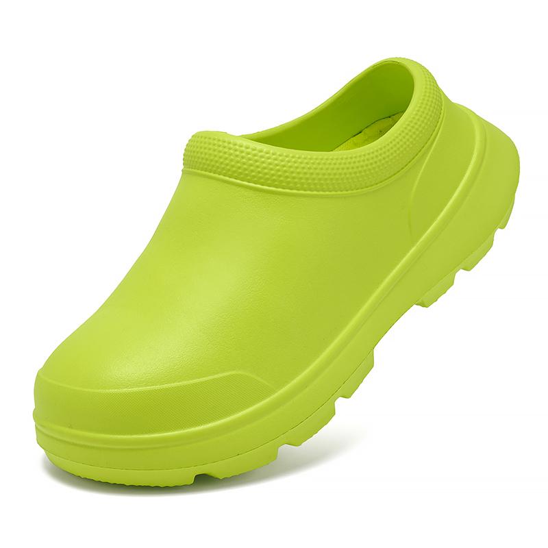 Men's and Women's Chef Shoes Wear-resistant Outdoor Leisure Shoes, Waterproof Rain Shoes Restaurant Dirt Resistant Work Shoes