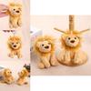 Plush Lion Keychain Toy With Short Plush Material For Girls And Gift Ideas