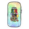 Toca Life World Pencil Case Gift Kids Boys Students Pencil Box Storage Pen Bag School Supplies Stationery Box