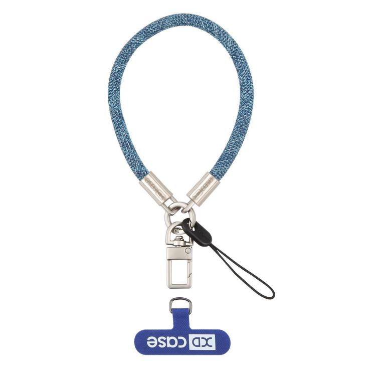 XDcase Anti-Lost Phone Wrist Lanyard with Metal Buckle & Gasket, Length: 18.9cm темно-синий