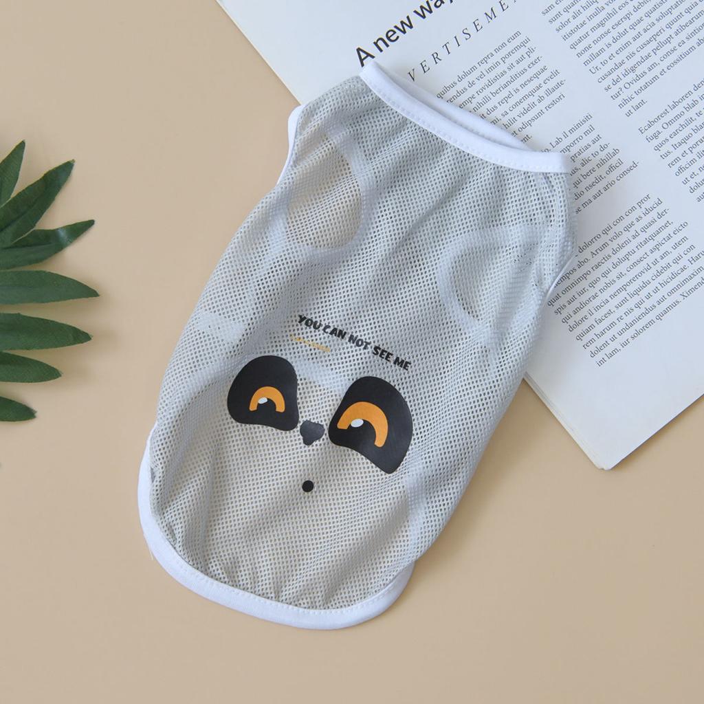 Summer Cool Dog Clothes New Dogs Pet Vest For Puppy Breathable Vest T-shirt Costume Bulldog Dog T-shirt Outdoor Pets Clothing