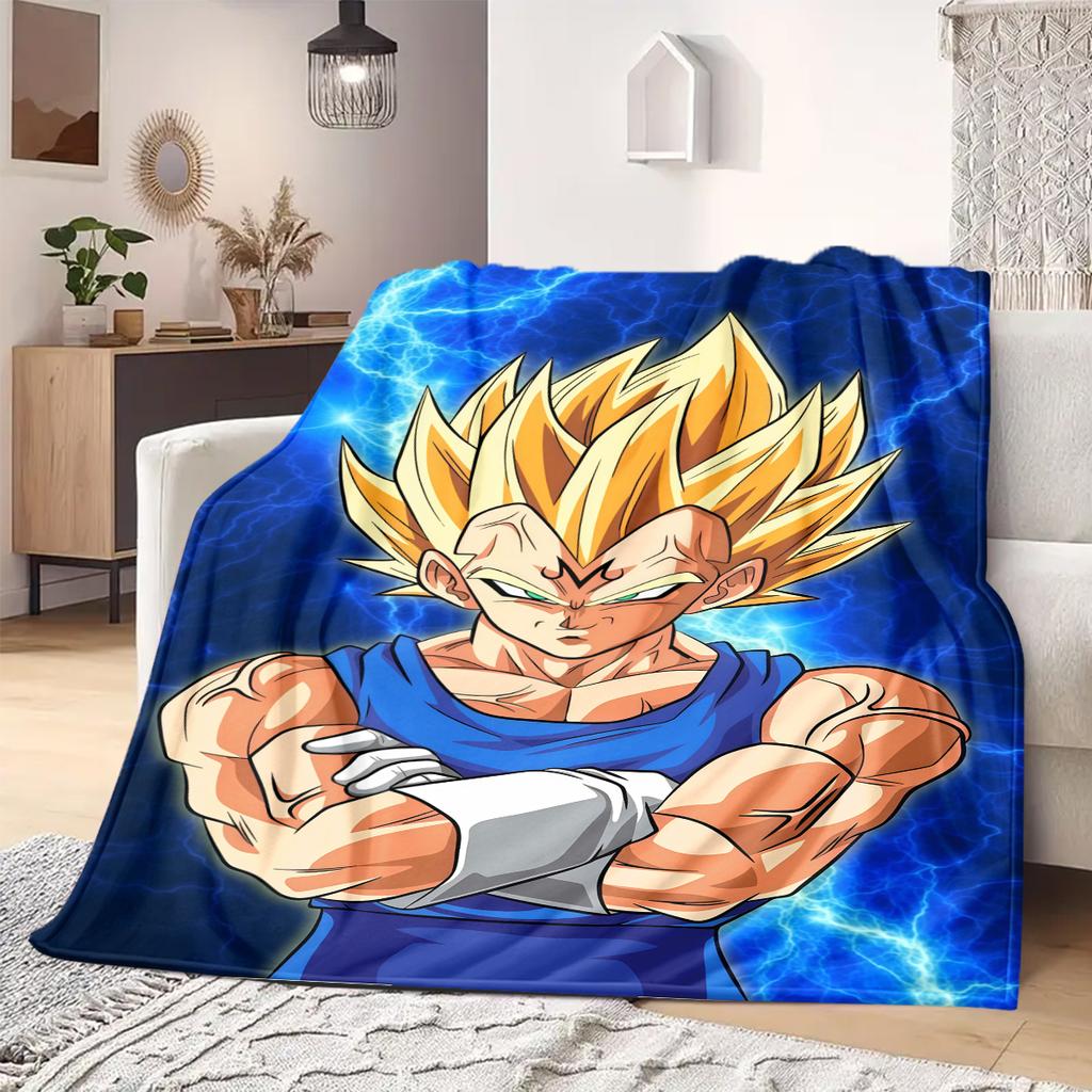 Vegeta Print Blanket Warm Comfortable Flannel Blanket Suitable for Bedrooms,Sofas, Beds,Chairs,Travel -QIAO148