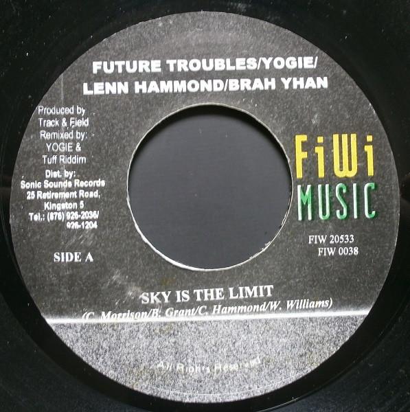 

7-дюймовая пластинка FUTURE TROUBLES / YOGIE / LENN HAMM - Sky Is The Limit FIW0038 FiWi Music Ямайка Регги, Ска и Даб Б/У
