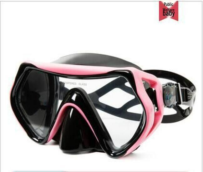 PVC/Silicone Diving Mask Set - Snorkeling Gear