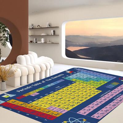 Periodic Table of Elements Bathroom Mat Anti-slip Absorb Water Long Strip Cushion Bedroon Mat Hotel Decor Mat