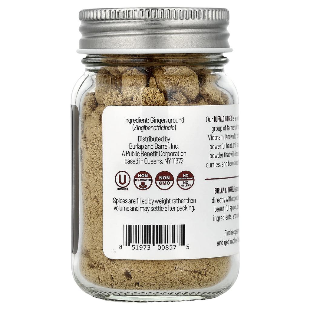 Burlap & Barrel, Buffalo Ginger, 51g (1.8oz)
