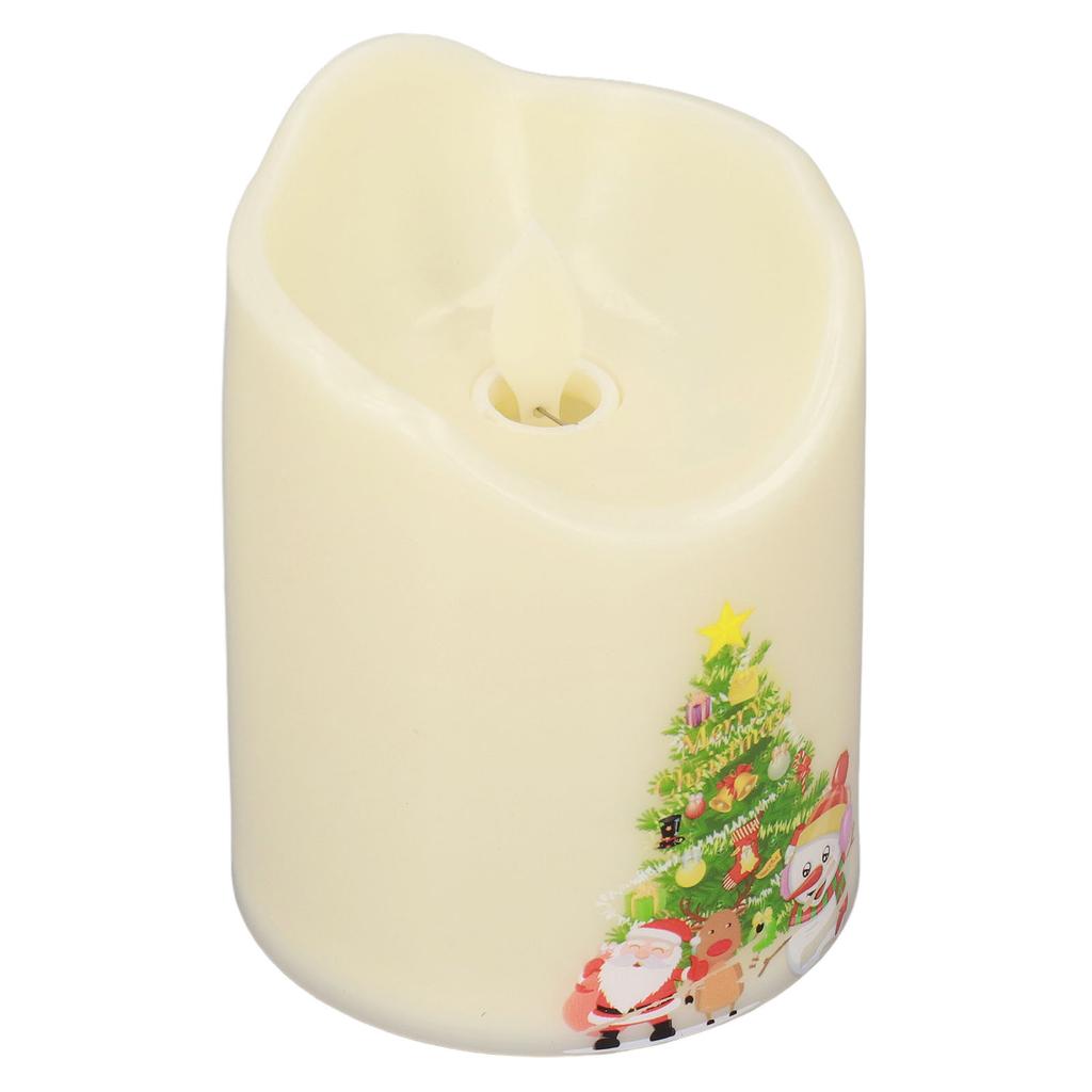 LED Candle Light Battery Powered Flameless Simulation Christmas Decoration Lamp BZ2863‑W‑2