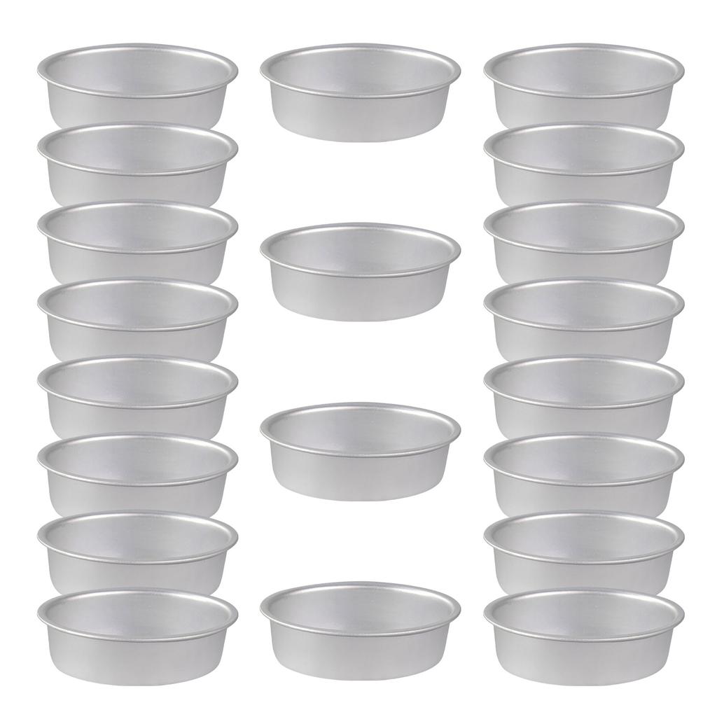 20 ks Všestranné oválné pečicí formy Praktické oválné hliníkové pečicí formy na lahodné cheesecaky a chleby