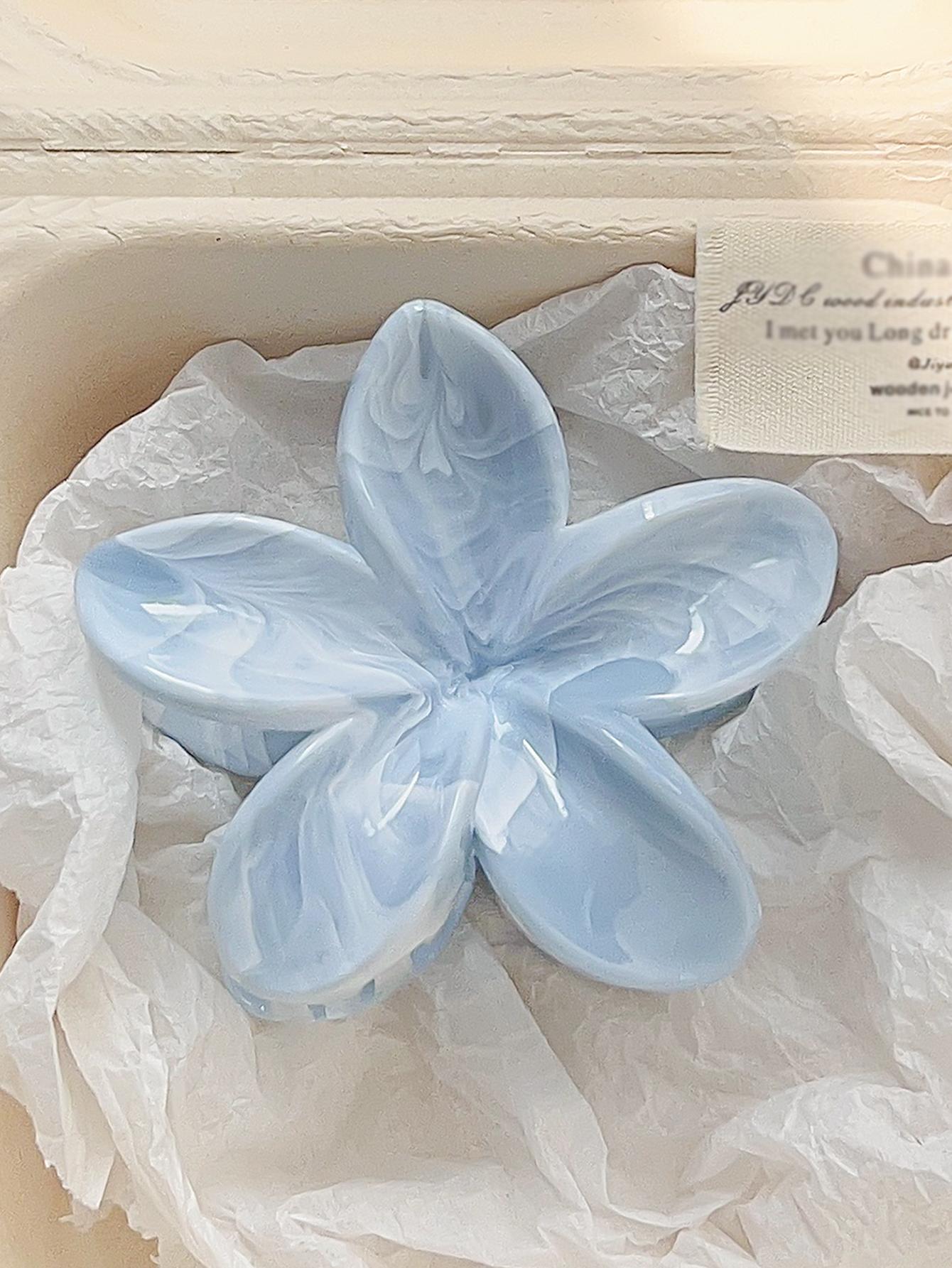 

2 шт. Гавайские заколки-крабы для волос с цветами для женщин, Нескользящие зажимы для волос с сильной фиксацией, Аксессуары для густых тонких волос