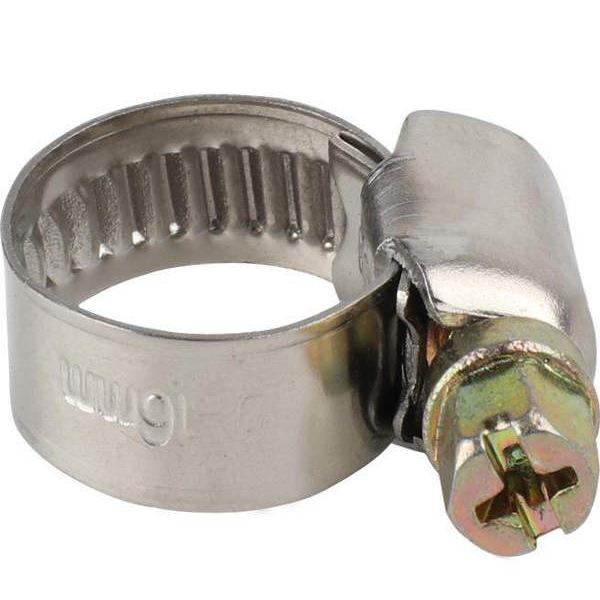 

German-Style Stainless Steel Hose Clamp for Gas, Water, Oil, and Car Heater Pipes 8-12, 5 pcs