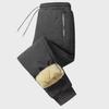 Men's Lambskin Winter Pants: Velvet-Lined, Warm, Outdoor Casual Trousers.
