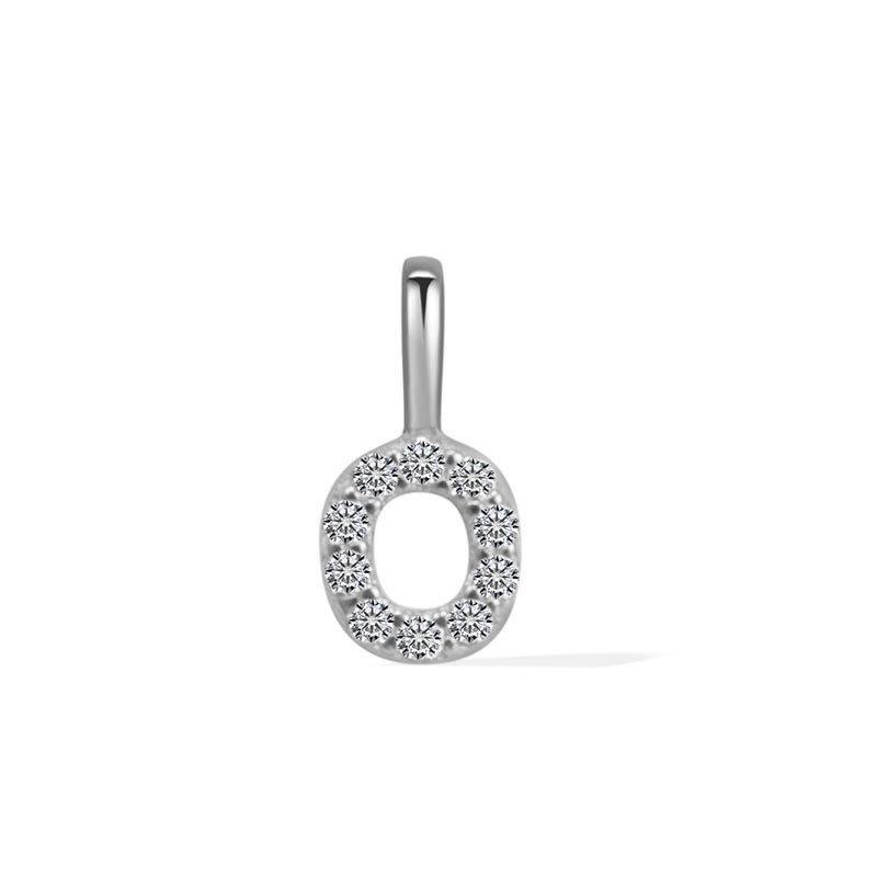 Minimalist Rhinestone Letter Pendant 26 Alphabet Charms For DIY Necklace Bracelet Personalized Jewelry Accessory