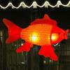 Outdoor Waterproof Koi Fish Lantern – Creative Luminous Decoration for Shopping Malls, Scenic Areas, and Commercial Streets.