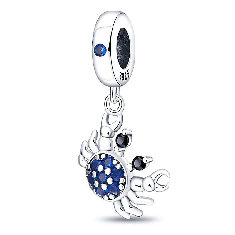 copper Seashell Dolphin Mermaid Tail Blue Charm Bead Charms Compatible With Authentic Bracelets Do It Yourself Fashion Jewellery Sea Charm Bead Charms