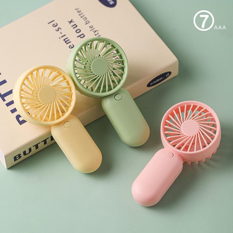 Bærbar Stillegående USB Mini Vifte - Håndholdt & Oppladbar, Perfekt Studentgave