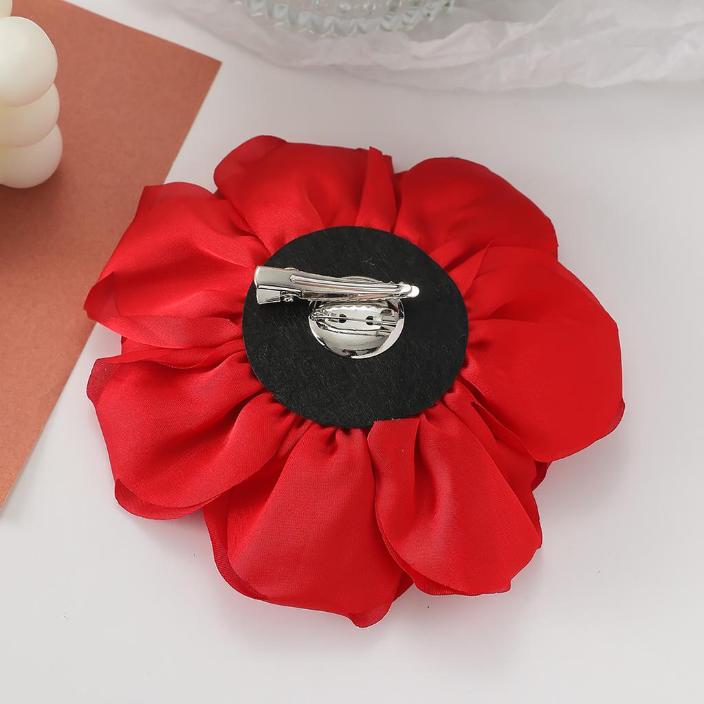 Chic 15cm Flower Brooch Fabric Rose Charm Breastpin Stylish Party Accessory Fashion Lapel Pin Statement for Women