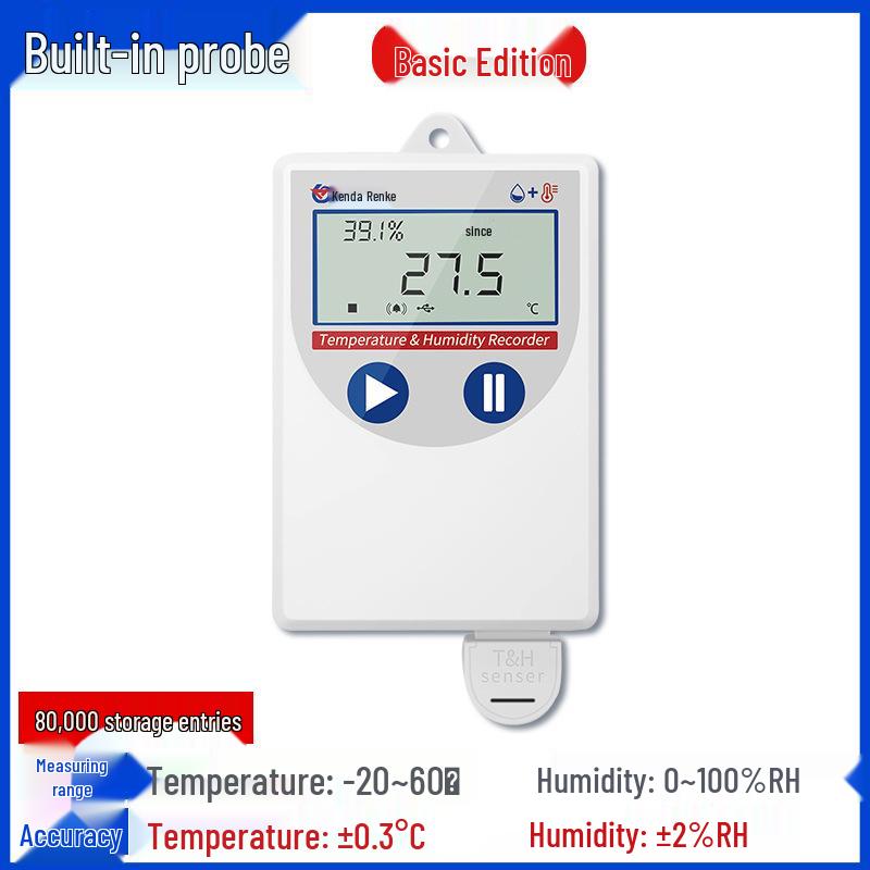 

Промышленный и сельскохозяйственный высокоточный регистратор температуры и влажности с большим ЖК-дисплеем