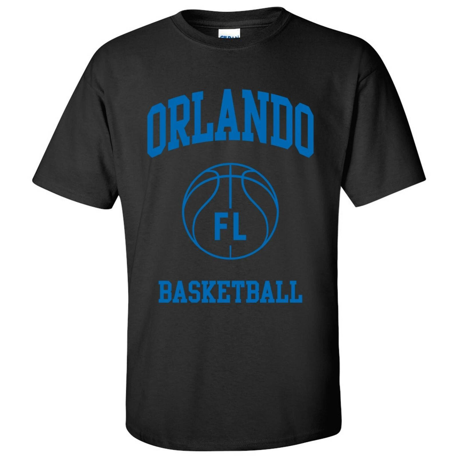 Orlando Classic Basketball Arch Basic Cotton T-Shirt 2XL