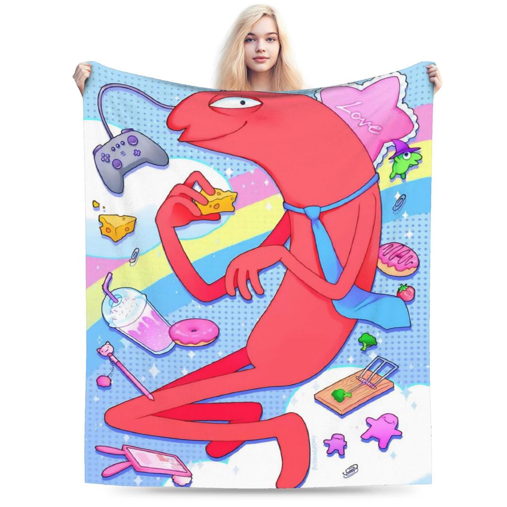 glep smiling friends Gift Blanket For Men Women Warm Cozy Fluffy  Throw Blankets for Bed 50x60 Inches Multiple Sizes