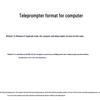 LaiCai Professional Large Screen Teleprompter
