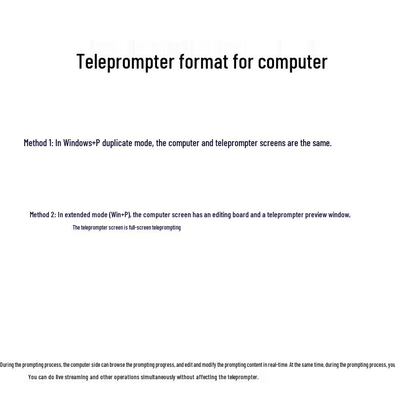 LaiCai Professional Large Screen Teleprompter