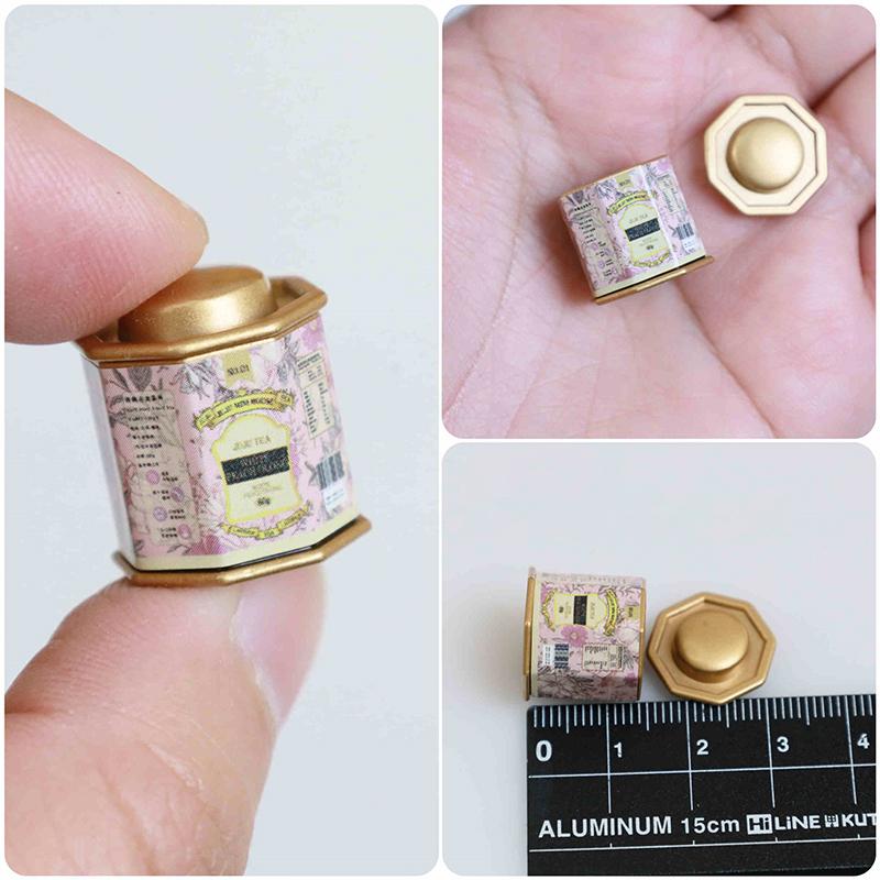 1/12 Tea Box Dollhouse Miniature Tableware Cup & Saucer Decoration Kitchen Decoration Doll House Accessories