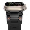 Sports Rubber Band for Apple Watch Ultra 2 1 Band 49mm Series 10 46mm Luxury Wristband for IWatch Series 9 8 7 6 5 4 45mm 44mm