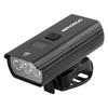 3 Lamp Bead High Lightness Bike Front Light Digital Display Night Riding Headlight 4 Modes High-Beam Flashlight Bike Accessories