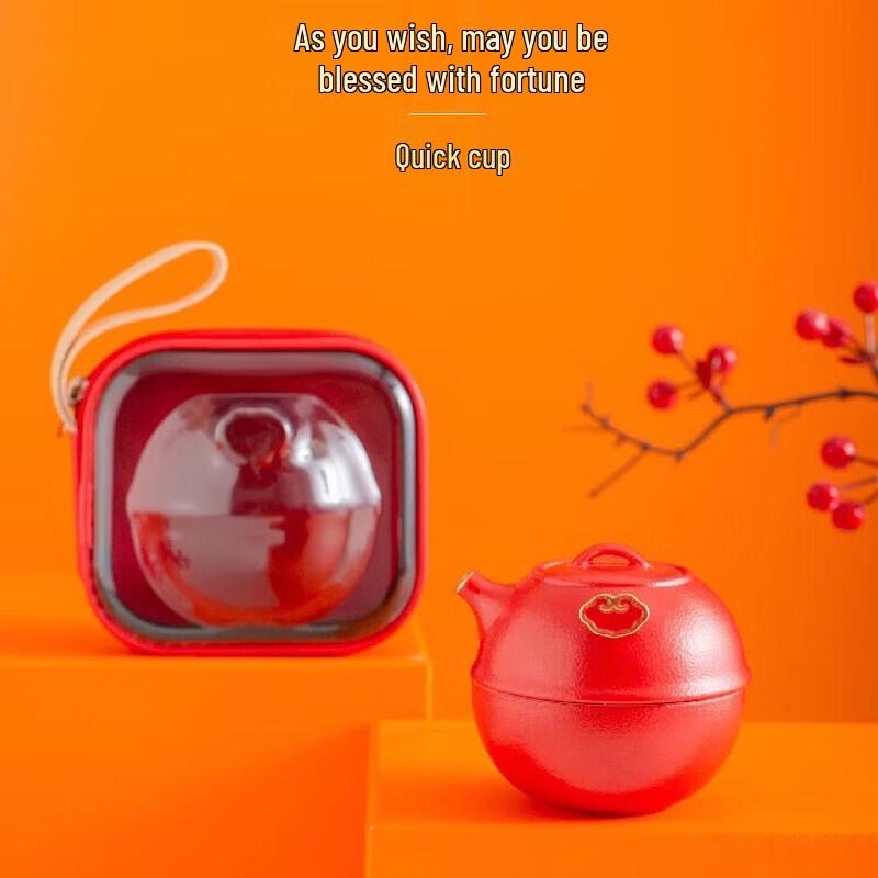 Forbidden City Ruyi Portable Ceramic Tea Set