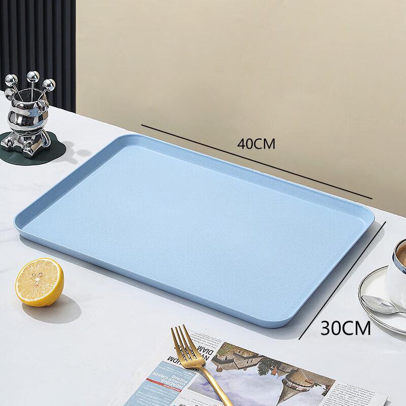 Nordic Style Rectangular Plastic Serving Tray