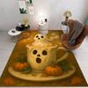 1pc Retro Halloween Pumpkin Ghost Horror Skull Carpet Inspired By Halloween Home Decoration Creation