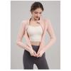 New Fully Zippered Gym Yoga Suit Top For Slimming And Slimming, Quick Drying Running And Cycling Sports Jacket For Women