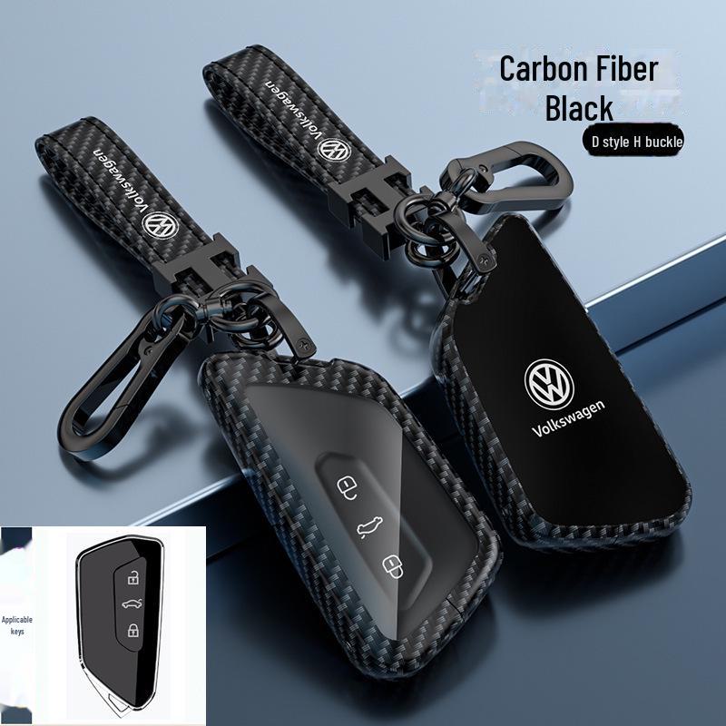 Kryt klíče Volkswagen Lavida pro 24 modelů - Sagitar, Tanyue, Tiguan, Bora a další - Skořepina s přezkou na tašku do auta - Chraňte své klíče stylově.