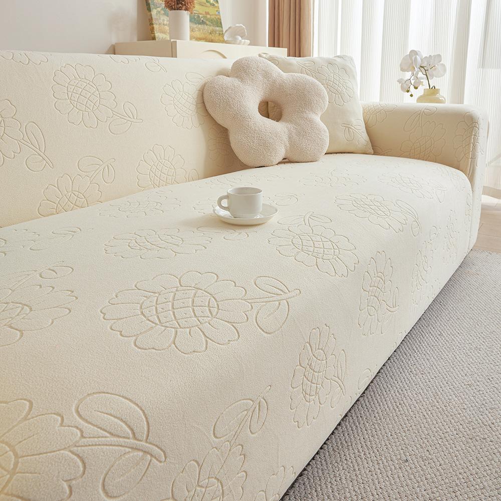 Sunflower Elastic Sofa Cover All Inclusive  Universal Cover Cloth  Sofa Cushion  Seat Cover  Sofa Cover Suitable for All Seasons